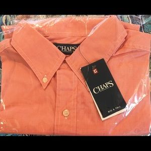 SOLD Mens NWT Big & Tall Chaps Button Down Short
